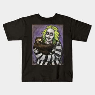 Beetle Juice and his Sloth Friend Kids T-Shirt